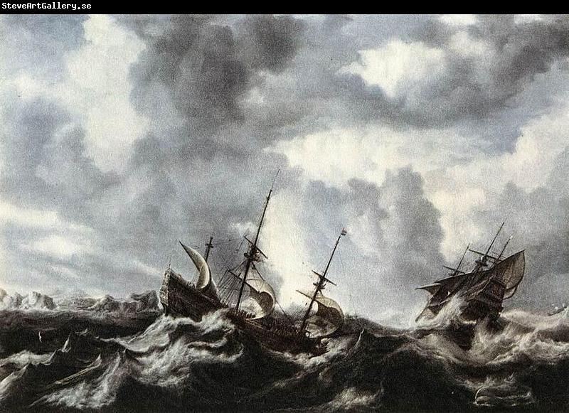 Bonaventura Peeters Storm on the Sea